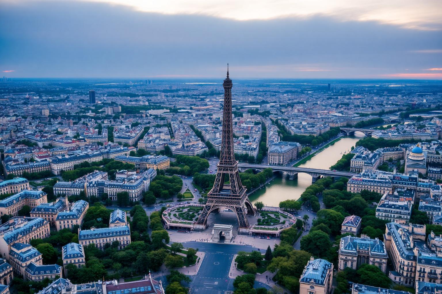 Helicopter tours in Paris